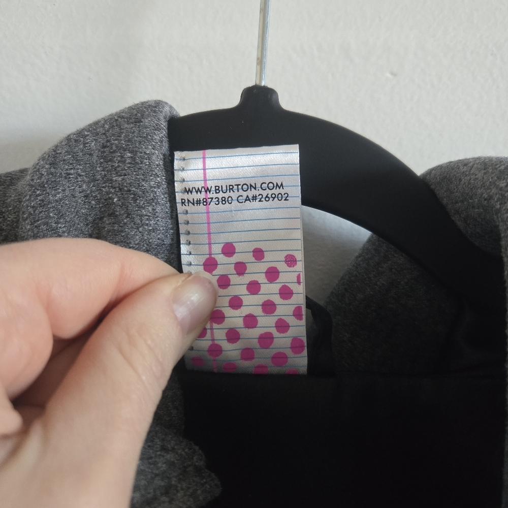 Burton - Womens Dryride Grey Large Hooded vest - Picture 3 of 12